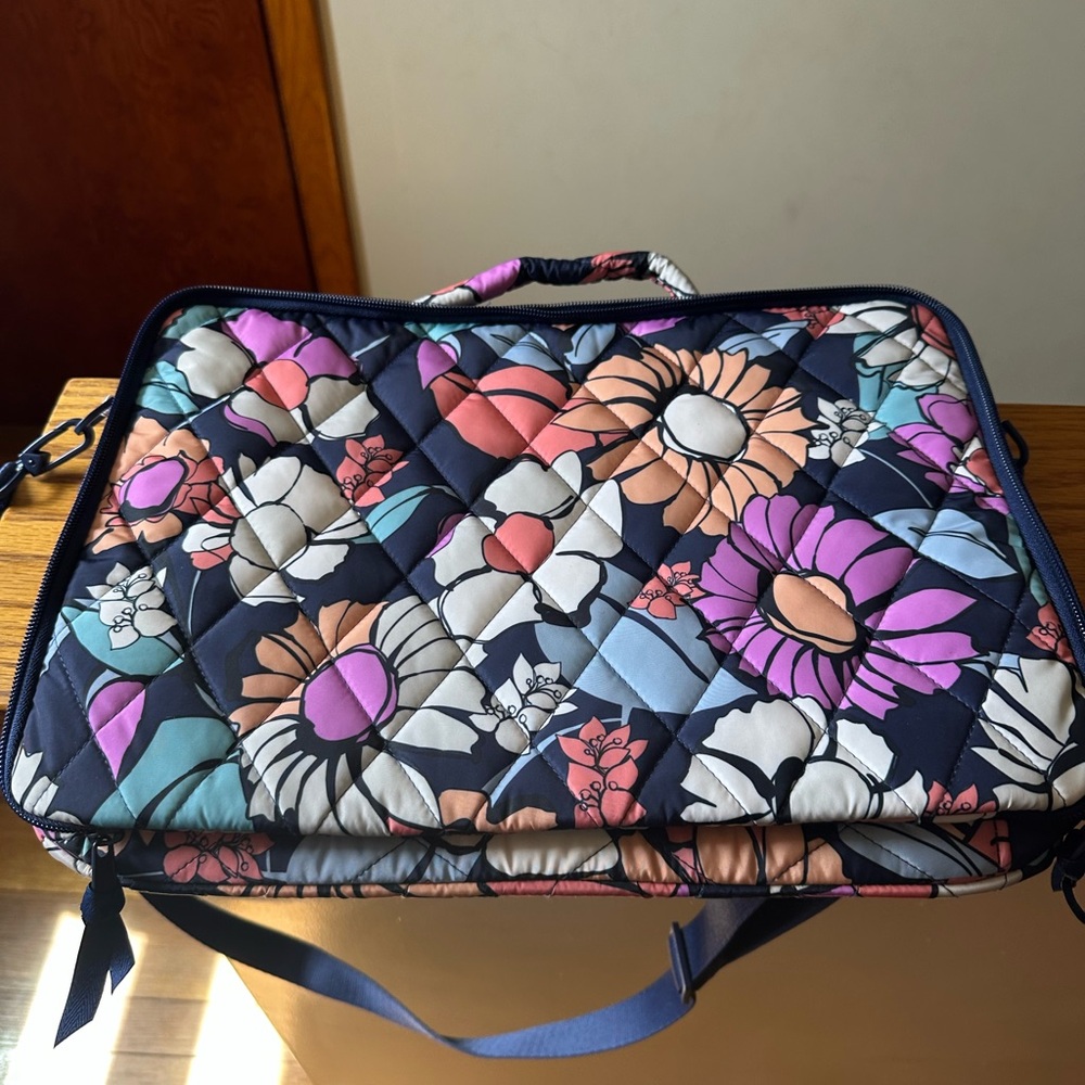 Vera Bradley Floral Quilted Laptop Bag